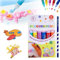 DGUSO Magic Pen Puffy Pens 6 Stück Magic Popcorn Color Paint Pen Magic Colour Bubble Popcorn Drawing Pens Puffy Bubble Pen Puffy Magic Drawing Pens Magic Puffy Pens (Bringen Sie einen Bleistift mit)
