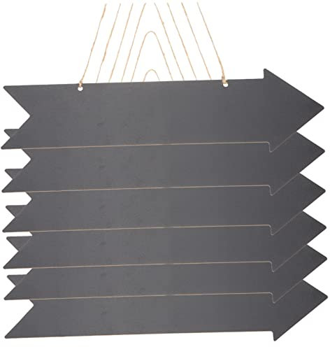Happyyami 6pièces Panneaux De Flèche Double Face Enseignes Suspendues Effaçables Directionnelles Pour Jardin Porte Et Décoration Diy