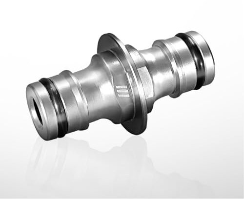 Diivoo Raccord de Tuyau, Raccord de Tuyau 1/2, Raccord de Tuyau d'eau en métal, Connecteur de Tuyau à Haute étanchéité, pièce de Raccordement pour Raccord de Tuyau, 2 pièces