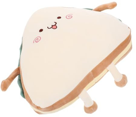 Gogogmee Plüsch Sandwich Kissen Kreatives Weiches Lebensmittel-Design Als Dekoration Für Sofa Bett Und Büro Für Erwachsene