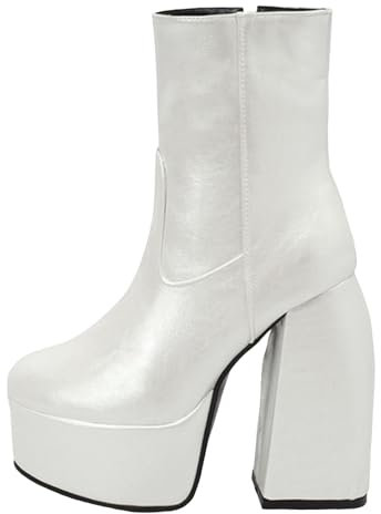 Stivali Donna Tacco 15 cm Stivali Motocross Donna Cowboy Boots Texani Stivaletti Estivi Donna Stivali per Polpacci grossi Stivaletti Stivali