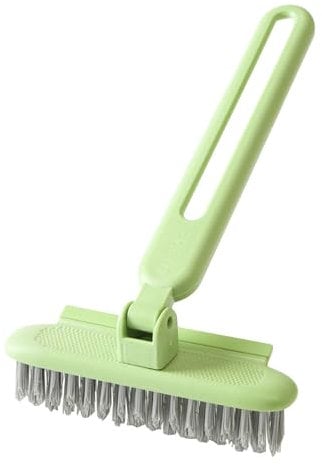 Besreey Fugenreinigungsbürste, rotierende Scheuerbürste, Badezimmer-Kochfeld-Fugenbürste mit Clip, Erreicht auch Enge Räume. Handscheuerbürste für Kochbank und Badewanne