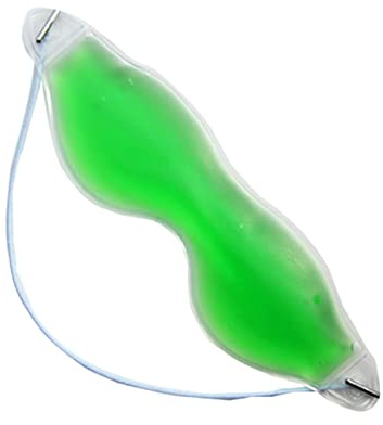Kühlende Gel Augenmaske für Augen, PVC und Gel, Grün