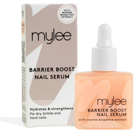 Mylee Barrier Boost Nail Serum 13.5ml - Hydrates, Strengthens & Restores | 87% Natural-Origin Formula with Marine Bioactive Extract, Bio-Active Tropical Nectar & Probiotic Ferment