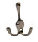 diy4u 2 x Black Nickel Triple Hat and Coat,Bathroom Hook, with screws