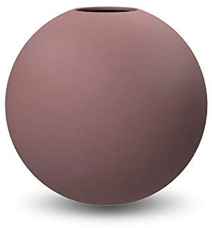Cooee Design Vase sphérique, en céramique, Couleur : Rose cendré, 8 cm