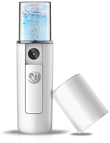Mallalah Nano Facial Mister Atomización Extensiones de pestañas Niebla Atomización Facial Humectante Vaporizador Niebla fría Cara Hidratación Pulverizador Belleza Cuidado de la piel