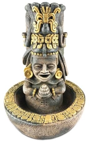 Exo Terra Wasserfall, im Azteken Style, Wasserfall für Terrarien, für frisches sauberes Trinkwasser, Pumpe enthalten