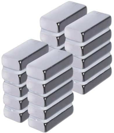 Neodym Magnete Mini Magnet 20x10x5mm Quader Für Magnettafel Pinnwand Kühlschrank Starker Magnetquader - Whiteboard Quadermagnet 20mm x 10mm x 5mm - 4,4 Kg Stark (20)