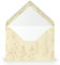 PAPERADO 25 Briefumschläge DIN B6 Chamois Marmora Marmoriert Marmor-Beige - 100 g/m² Kuvert Ohne Fenster 17,8 x 12,5 cm - Umschläge mit Nassklebung spitze Klappe