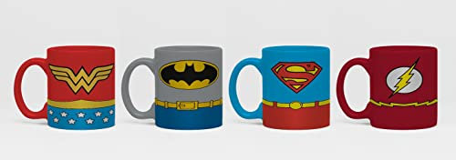 GB eye DC Comics Uniforms Set of 4 Espresso Mugs