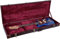 Crossrock Custodia rigida in legno per chitarra elettrica Jazzmaster/Jaguar, colore marrone (CRW620JMBR)
