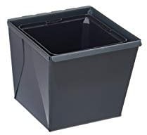 Gabioka flowerbox small (4, anthrazit bepulvert) Blumenkasten/Gewürzlinge/Gartendeko/Pflanzkasten für Gabionen und Zäune aus Doppelstabmatten