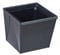 Gabioka flowerbox small (4, anthrazit bepulvert) Blumenkasten/Gewürzlinge/Gartendeko/Pflanzkasten für Gabionen und Zäune aus Doppelstabmatten