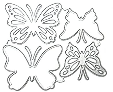 ECMQS Schmetterlinge DIY Stanzschablone, Scrapbooking Prägeschablonen Stanzformen Schablonen Für Scrapbooking