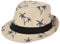 Xiang Ru Trendige Panama-Fedora-Hüte für Herren und Damen, Unisex, Manhattan, Stroh, kurze Krempe, Jazz-Kappe, Trilby, Strand-Sonnenhut, F: Helles Khaki, Einheitsgröße