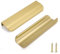 LONTAN 10 Pièce Doré Poignée Meuble Cuisine 128mm Alliage d'aluminium Poignées de Meubles LS7027BB128