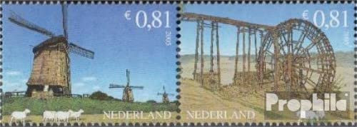 Prophila Collection Niederlande 2324-2325 Paar (kompl.Ausg.) postfrisch ** MNH 2005 Wasserrad und Windmühlen (Briefmarken für Sammler) Mühlen