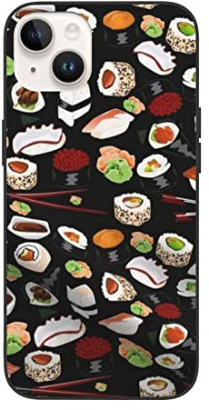BEULSI Japanische Sushi-Handyhülle für iPhone 14, stoßfeste Handyhülle für iPhone 14 (für iPhone 14/14 Plus)