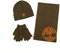 Timberland Herren Set mit Schalldämpfer, Magischem Handschuh Beanie-Mütze, Traubenblatt, Einheitsgröße