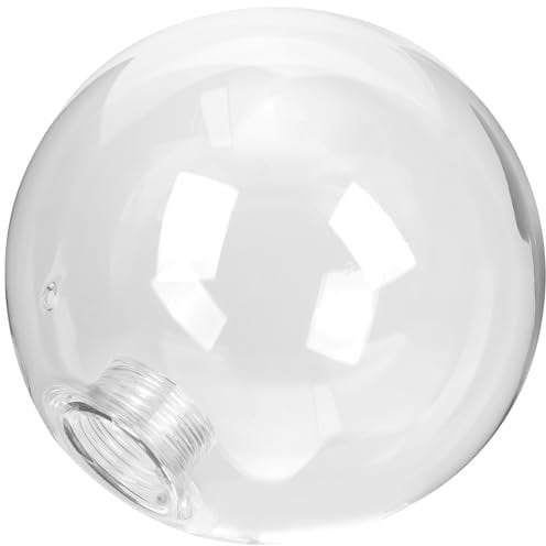jojofuny Abat-Jour Globe En Verre Transparent 10cm - ÉClairage Clair Pour Lampadaire G9 Base - Boule Ronde Couvercle De Lampe Pour DéCoration, Lustre, Appliques Murales