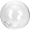 jojofuny Abat-Jour Globe En Verre Transparent 10cm - ÉClairage Clair Pour Lampadaire G9 Base - Boule Ronde Couvercle De Lampe Pour DéCoration, Lustre, Appliques Murales