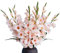 kimbovillea Künstliche Gladiolen, Seidenorchideen, Blumenstiele, künstliche Dendrobium-Blumen, Narzissen für Zuhause, Garten, Party, Hochzeit, Dekoration, Rosa, 10 Stück
