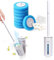 1 Juego Toilet Cleaning System Limpiador WC Toilet Brush WC Desechable Cepillo Inodoro Cepillo Limpieza WC Cepillo de Inodoro Reemplazable con Detergente para Limpieza de Baños en Hogares y Hoteles