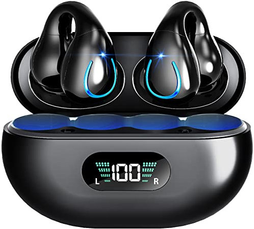 Bluetooth 5.3 Kopfhörer Sport On Ear Kabellose Sportkopfhörer Noise Cancelling mit HD Mikrofon, 36H Deep Bass Wireless Earbuds Ohrhörer IP7 Wasserdicht Headset