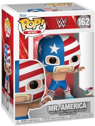 Funko Pop! WWE: Mr. America - Hulk Hogan - Vinyl-Sammelfigur - Geschenkidee - Offizielle Handelswaren - Spielzeug Für Kinder und Erwachsene - Sports Fans - Modellfigur Für Sammler und Display