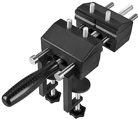 DIERI Holzbearbeitung Arbeitstisch Schraubstock Hause Mehrzweck Tisch Schraubstock ABS Benchscrew Werkbank Spannwerkzeug Schleifen Bohren Jig