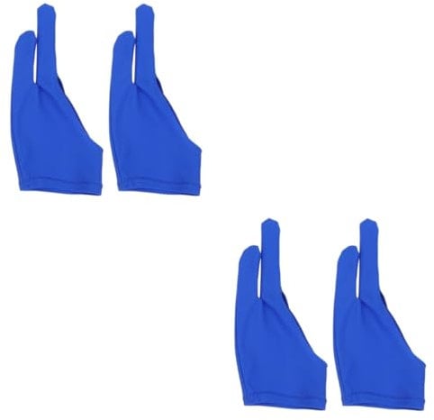 FRCOLOR 4 Pcs Anti-fouling Drawing Glove for Sketch Artist Drawing Two Finger Glove Art Glove Graphic Tablet Glove Mittens 2 Finger Gloves Hand Muffs The Ove Glove Digital Tablet Arc
