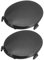TNSRAY Copri Paraurti Anteriore, 2 pcs Copri tappo dell'occhiello del gancio di traino del rimorchio del paraurti anteriore Adatto paraurti anteriore Copri tappo dell'occhiello per Focus MK2 2007-2011