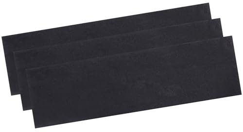 Blooms Stirnband Damen Sport, Baumwolle Haarband Schwarz Herren - 3er Pack Headband Unisex für Yoga, Fitness, Laufen & Gym, Atmungsaktiv & rutschfest
