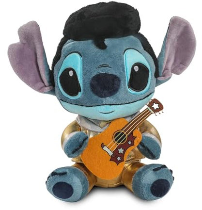 Disney - Figura de Peluche de Lilo y Stitch Gold Suit Elvis Stitch Phunny