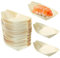 FENGQQKJ Cuencos para aperitivos, cuencos de bambú, cuencos de madera, cuencos para aperitivos, salchichas, salchichas, salchichas, salchichas, salchichas, cuencos de patatas, cuencos de papel, platos