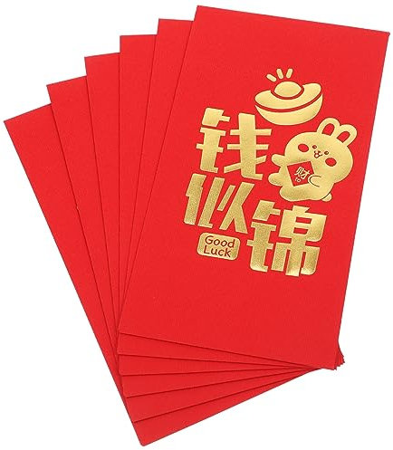 Tofficu 48pcs Red Envelopes for Chinese Year Zodiac Design Spring Festival Money Pockets Decorative Cash Weddings and Special Occasions