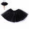 Tüllrock Schwarz Damen,Schwarzes Tutu,Tüllrock Damen Einheitsgröße,Kurz Rockabilly Ballett Petticoat,Netz-Tutu-Rock für Damen,Geeignet für 50er-Jahre-Party Abend Karneval Kostüm Cosplay Tanz