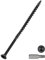 DTGN #10x4 Deck Screws - 100Pack - Good for Fences, Frames, Farms, Outdoor Furniture - Carbon Steel Wood Screw Decking Screw W/ T25 Torx Star Drive Bit - Black