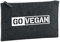 Huuraa Kulturbeutel Go Vegan Modern Geschenk 1 Liter Charcoal Filz Go Vegan Geschenkidee