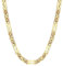 DJADEE Herren Kette Gold 750 vergoldet 18 Karat Edelstahl Königskette 6 mm Hypoallergen Wasserfest Hochglanzpoliert Halskette mit Kreuz Männer Gestempelt (Gold, 6 mm x 60 cm)