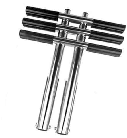 kowaku Telescoping Pontoon Boat Ladder Deck Ladder Boat Accessories Sturdy Folding Steps Boarding Step, 3 Step