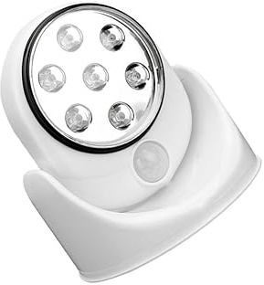 HAMPPLIES Automatic Sensor Night Light Outdoor Sensor Light Motion Activated Outlet White