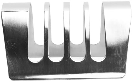 WINH Ratería de Pan Tostadas, Soporte de la Rejilla de Pan Tostado Fácil de Limpiar Elegante Acero Inoxidable Vintage para Cocina (Estilo 2)