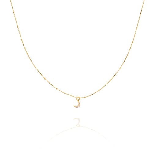 Collana con Diamanti Luna Piselli per Donna Gioielli Catena Girocollo Collare Made in China