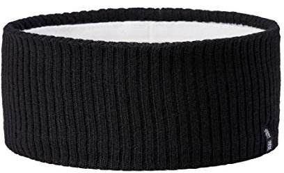 Enter the Complex® Stirnband für Damen und Herren aus 100% Merino Wolle, Winter Kopfband, weich und stylish, Unisex, Schwarz
