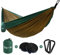 Glymnis Hängematte Ultraleicht Outdoor Reisehängematte Reise Hammock mit Aufhängeseilen und Stahlkarabinern Tragkraft bis 300 kg