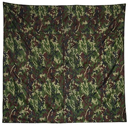 MAGT Tarp Wasserdicht, Camping Zeltplane Camouflage Zelt Tarp Tragbare Ultraleicht Tarp Regendicht Camping Shelter mit Aufbewahrungstasche 3x2,9 m