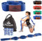 Seatwith Yoga Gurt mit 10 Schlaufen | Yoga Band 200x4cm | Dehnungsband für beste Dehnen | Stretching Band | Yogagurt + Tasche & Training PDF
