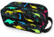 Jolie trousse de toilette pour enfants - Motif dinosaure - Jaune, rouge, vert, bleu